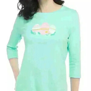 Easter Egg graphic quarter sleeve Tee size XL